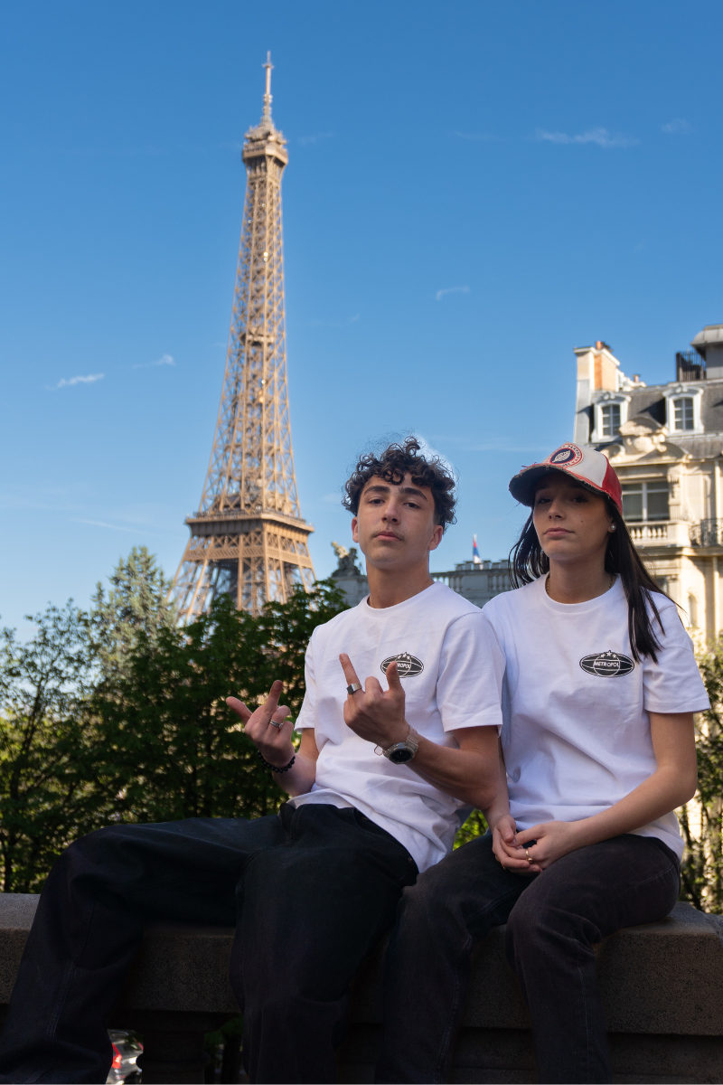 MÉTROPOLE TEE WHITE